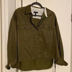 Rag & Bone Camo Green Shirt Size L
